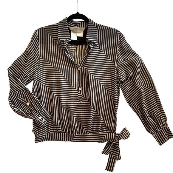 SPORTMAX Silk Blouse (Sz 8) - Picture 1 of 8